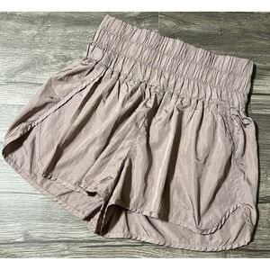 Free People FP Movement The Way Home Lined Run Short High Rise Large Dusty Rose